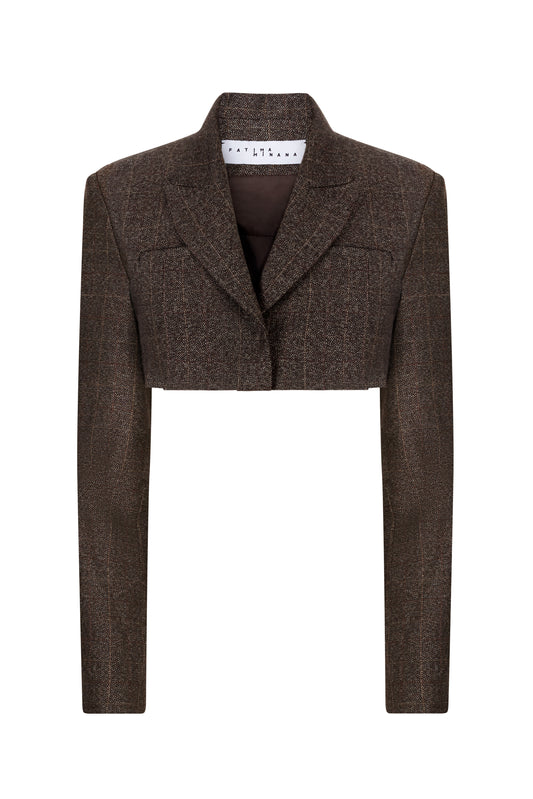 Cropped Tailored Jacket