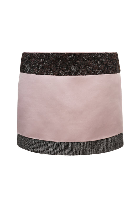 Espiguilla Deconstructed Mini Skirt