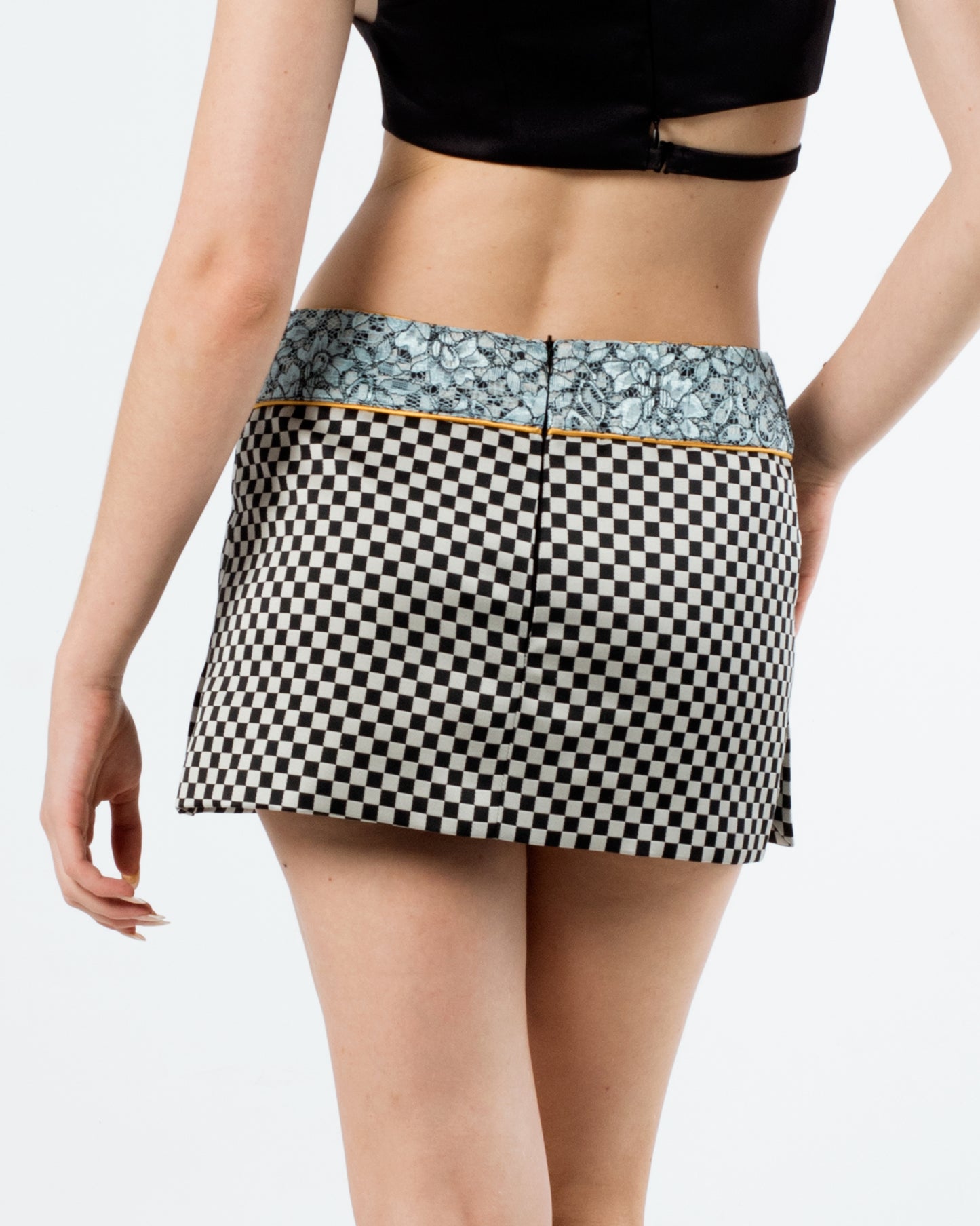 SALE - Chess Mini Skirt