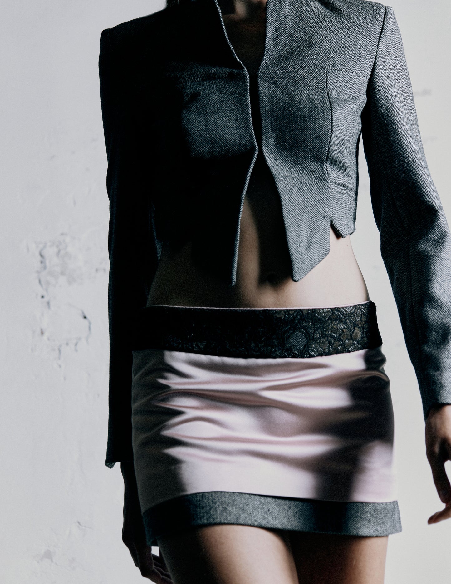 Espiguilla Deconstructed Mini Skirt