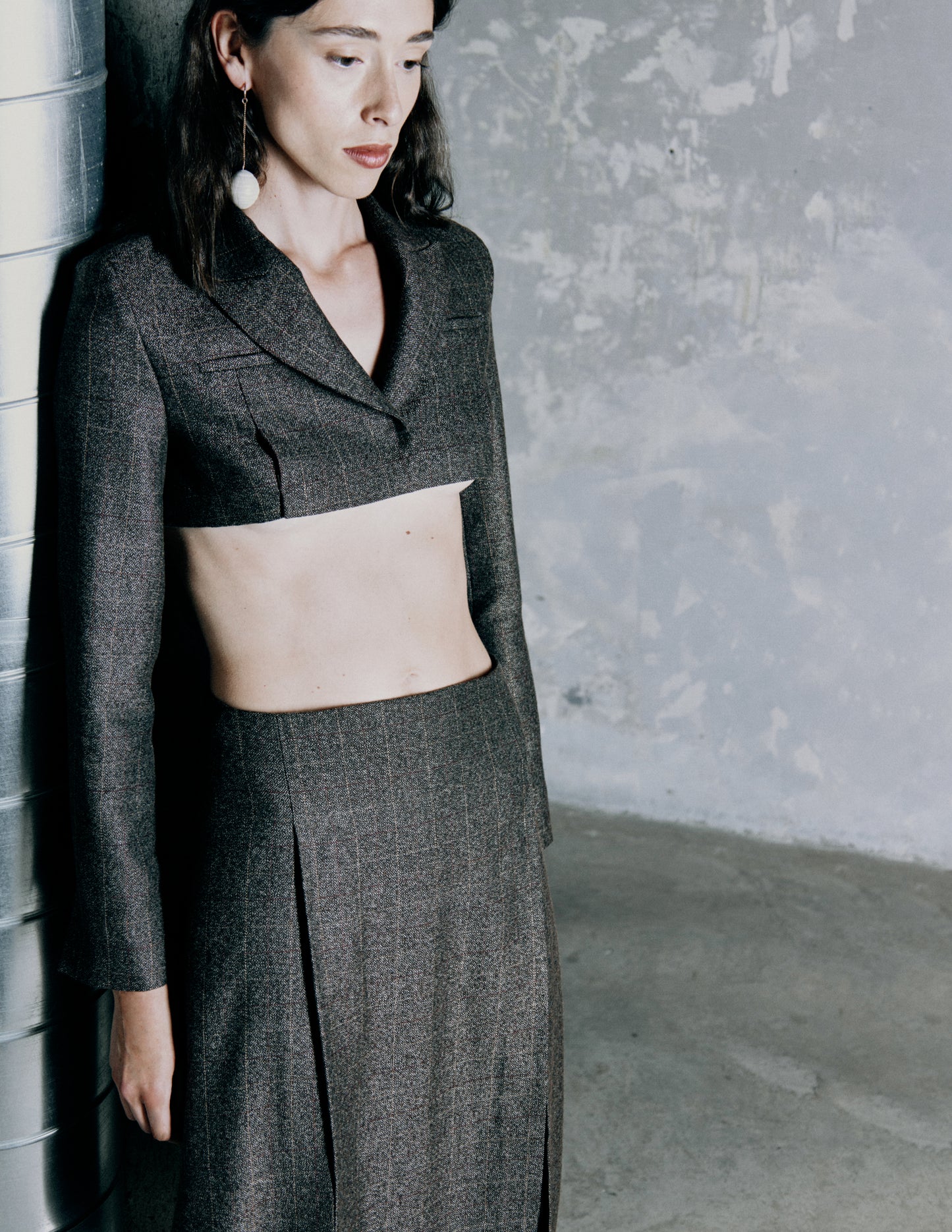 Cropped Tailored Jacket