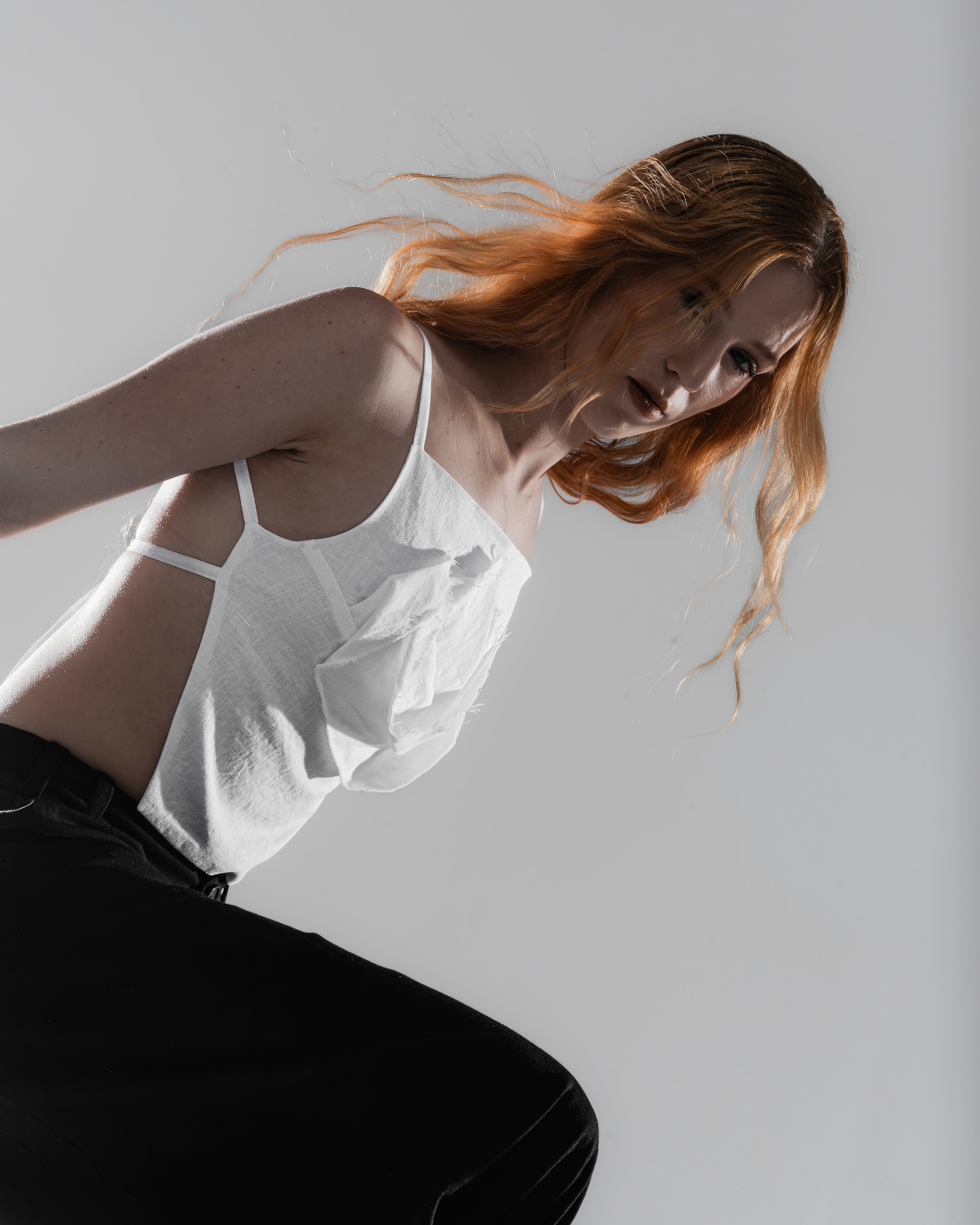 Rose Linen Top