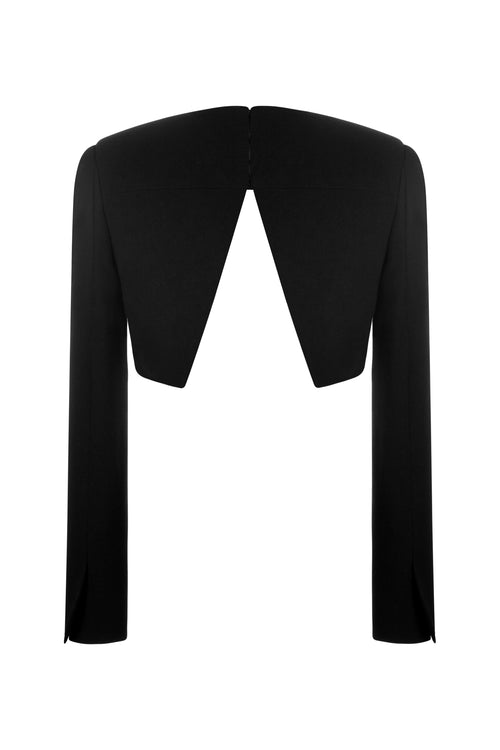 Bow Cropped Jacket