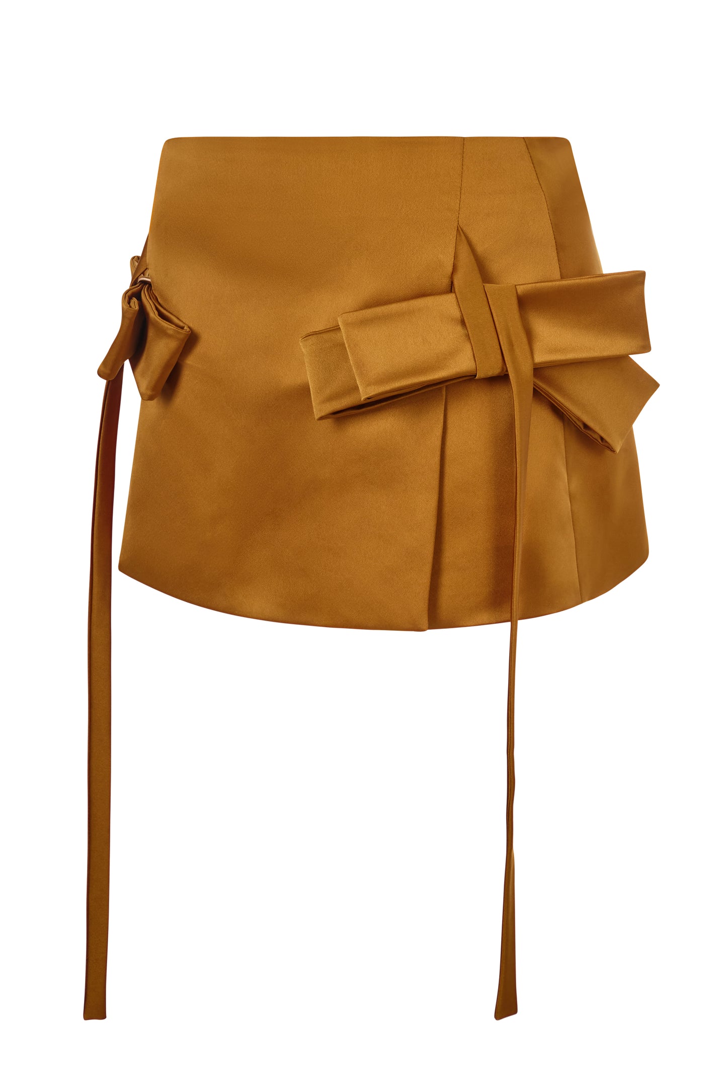 Mandarin Bow Mini Skirt