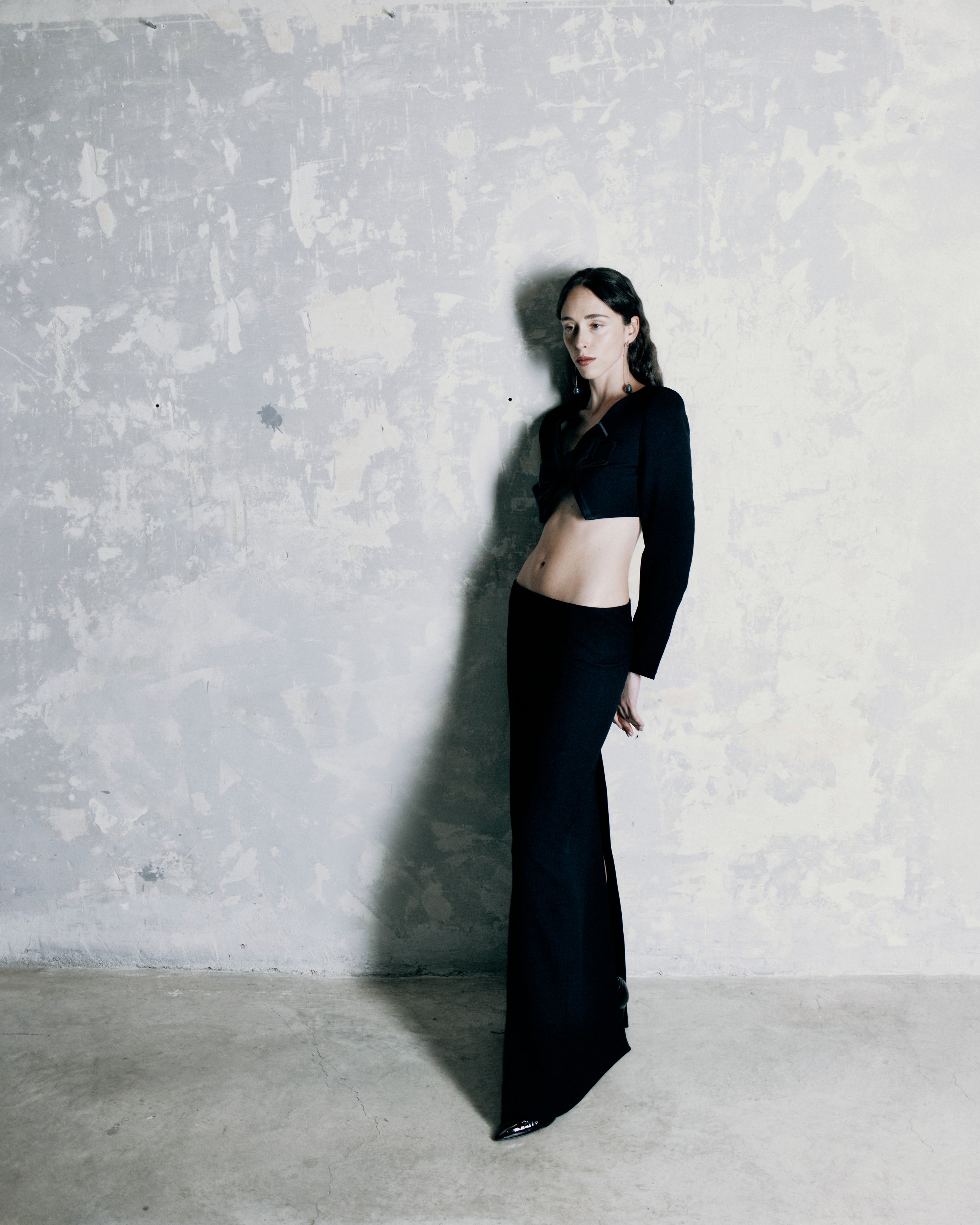 Bow Cropped Jacket